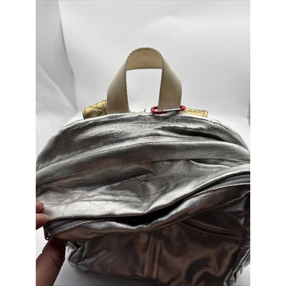 State Kane Mini Backpack Silver Metallic